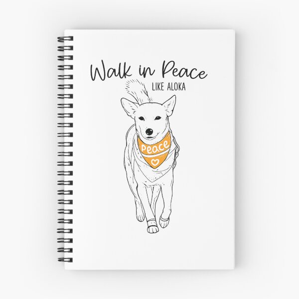 Item preview, Walk in Peace Like Aloka Dog Peaceful Graphic designed and sold by first-shirt ⭐ ⭐ ⭐ ⭐ ⭐.