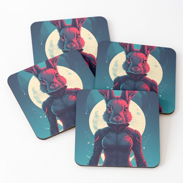 Item preview, Black Rabbit Superhero designed and sold by owi-art.