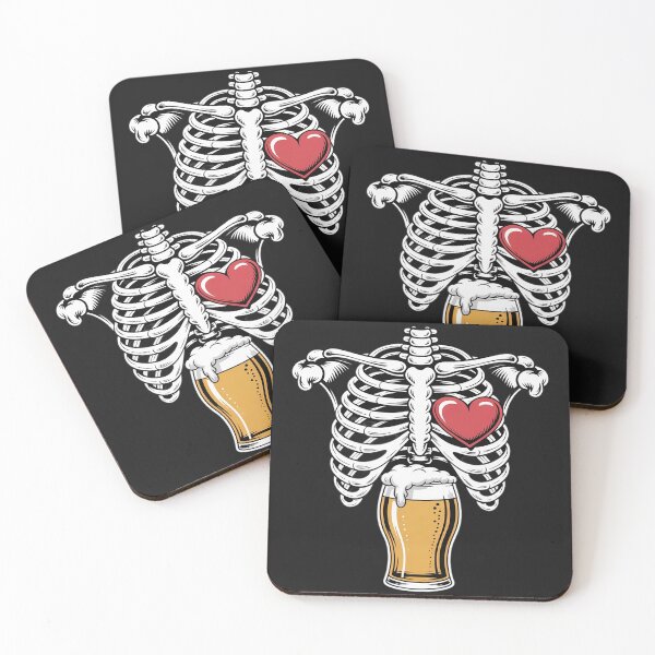 Item preview, Skeleton Ribcage Beer Halloween Spooky Beer Design Halloween designed and sold by lamsaoniutoi.
