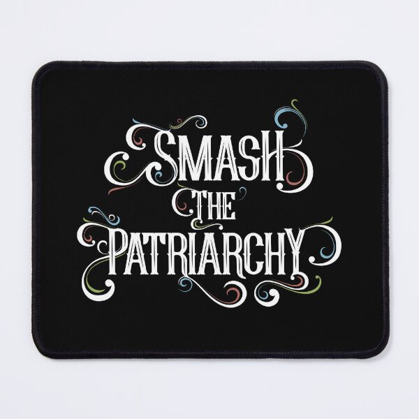 Item preview, Smash the Patriarchy – Ornate Typography Feminist Statement designed and sold by TeesbyDD.