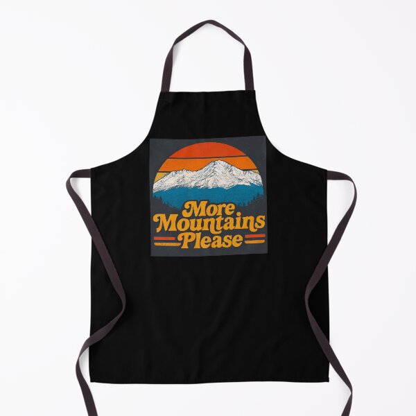Item preview, More Mountains Please – Retro Mt Shasta Calling Sunset Outdoors Art  designed and sold by WilderRoads.