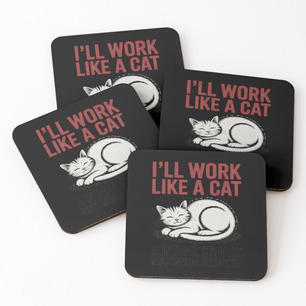 Item preview, Minimal Effort, Maximum Nap – Lazy Cat designed and sold by Tatianamiobi.