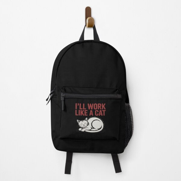 Item preview, Minimal Effort, Maximum Nap – Lazy Cat designed and sold by Tatianamiobi.