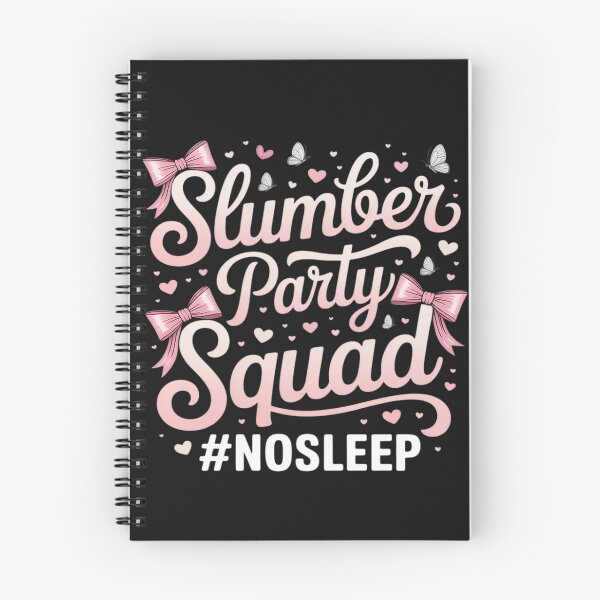 Item preview, Slumber Party Squad No Sleep Girls Weekend Coquette Pink Bow designed and sold by lamsaoniutoi.