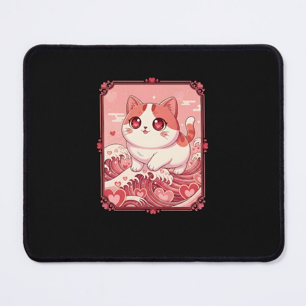 Item preview, Love Wave Cat Japan designed and sold by yaginoie.