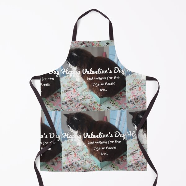 Item preview, Tuxedo Cat Funny Valentines Day Jigsaw Puzzle Design designed and sold by Sarah  Rajkotwala.