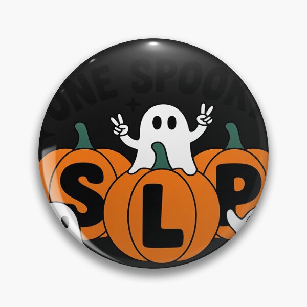 Item preview, Speech Therapy Halloween Pumpkin One Spooky SLP Halloween designed and sold by lamsaoniutoi.