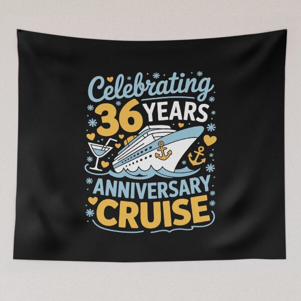 Item preview, Celebrating 36 Years Anniversary Cruise 36th Anniversary designed and sold by Rrettgison.