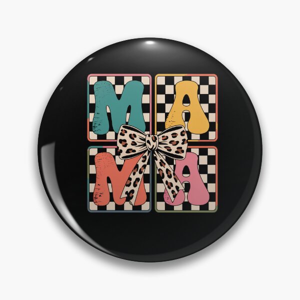 Item preview, Checkered Mama Coquette Bow Mother’s Day Mom designed and sold by Rrettgison.