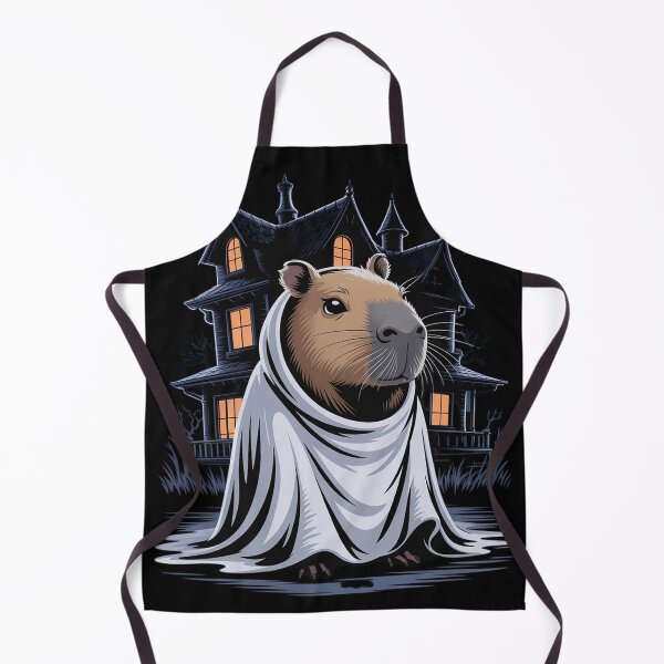Item preview, Spooky Capybara Ghost Haunted Halloween House Phantom designed and sold by lamsaoniutoi.