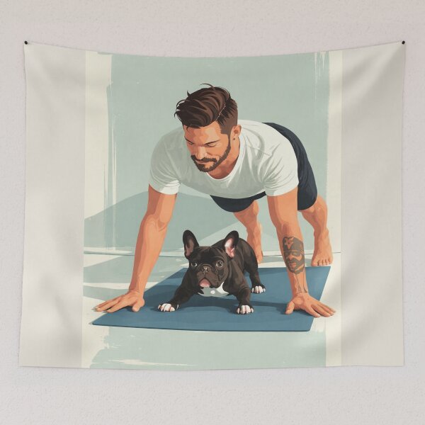 Item preview, Downward Dog Has Competition designed and sold by ArgentoArt.