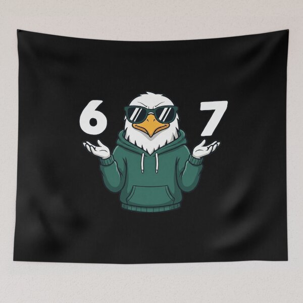 Item preview, Cool Eagle 67 Six Seven Hoodie Design designed and sold by LashondaGreen89.