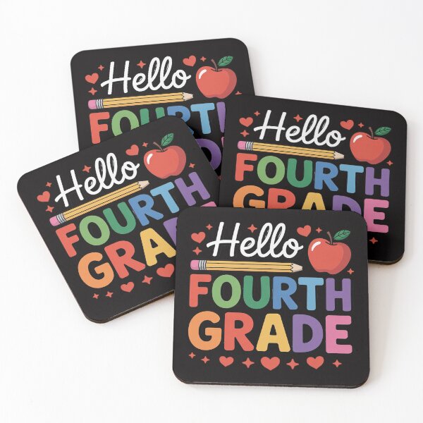 Item preview, Hello Fourth Grade Team 4th Grade Back to School Teacher Kid designed and sold by PattonJillian.