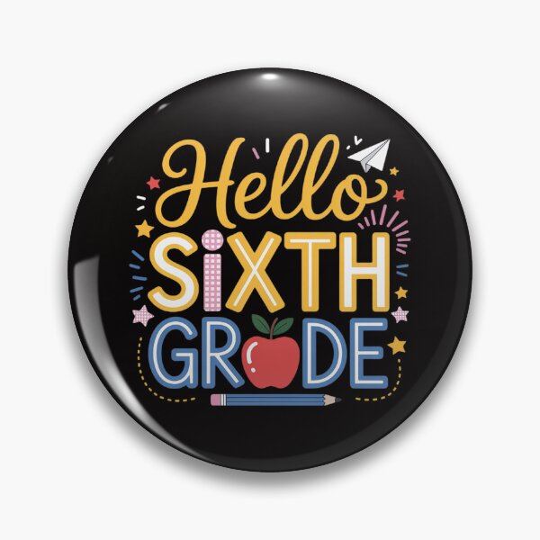 Item preview, Hello 6th Grade First Day Of School Back To School designed and sold by PattonJillian.