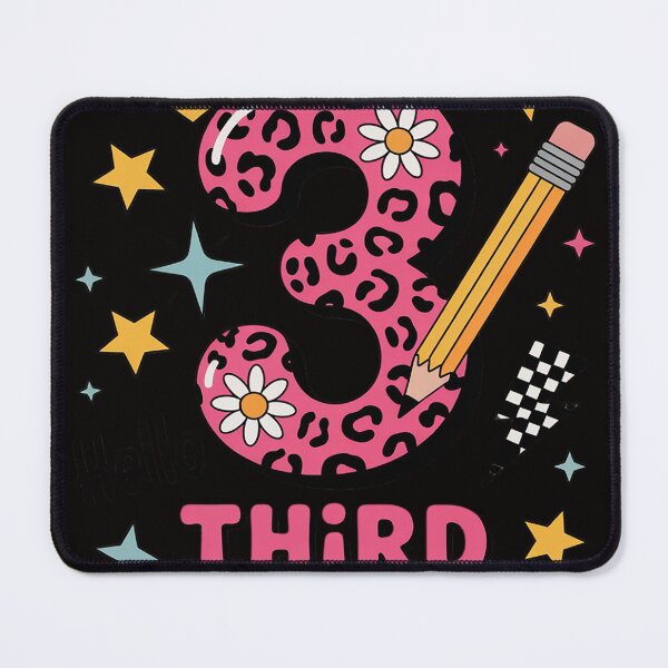 Item preview, Hello 3rd Third Grade Back To School Pink Leopard Teacher designed and sold by PattonJillian.