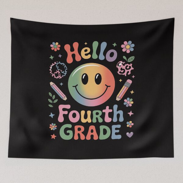 Item preview, Hello 4th Grade Boy Girl Teacher Back To School 4th Grade designed and sold by PattonJillian.