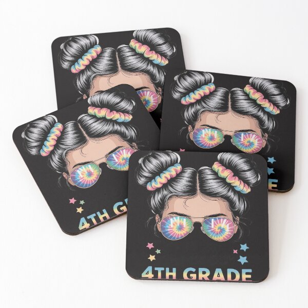 Item preview, Hello 4th Grade Messy Hair Bun Girl Back To School First Day designed and sold by PattonJillian.