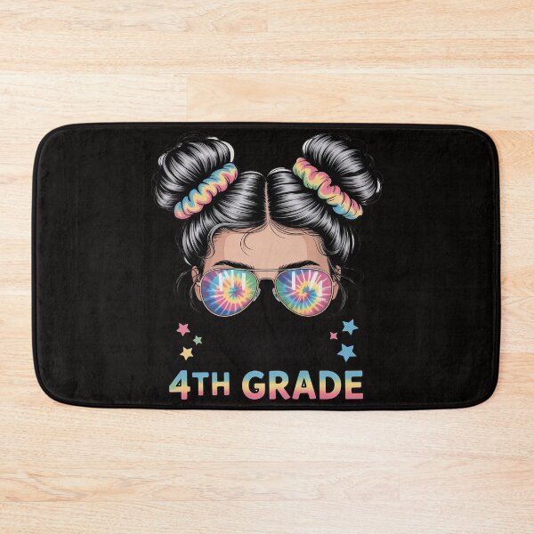 Item preview, Hello 4th Grade Messy Hair Bun Girl Back To School First Day designed and sold by PattonJillian.