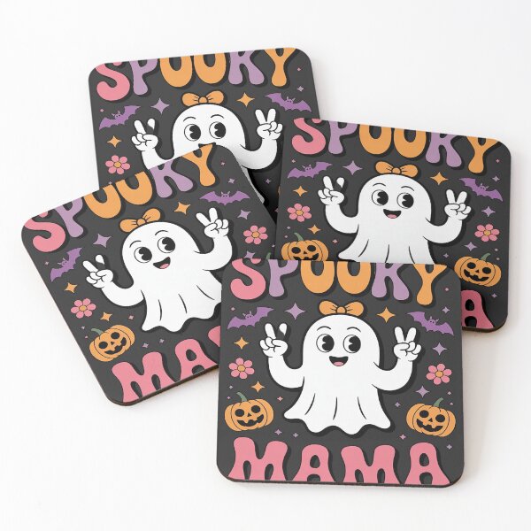 Item preview, Spooky Mama Groovy Vintage Ghost Halloween Spooky Mom Mother designed and sold by lamsaoniutoi.
