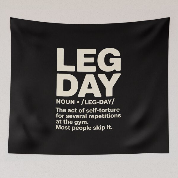 Item preview, Gym Leg Day Definition Workout Fitness Exercise designed and sold by PattonJillian.
