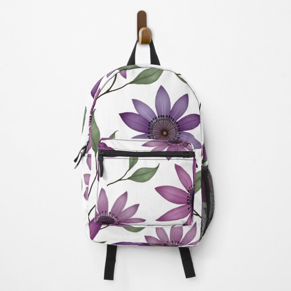 Item preview, Velvet Twilight Blossoms – Luxe Purple Floral Pattern designed and sold by Dream Bloom Gallery.