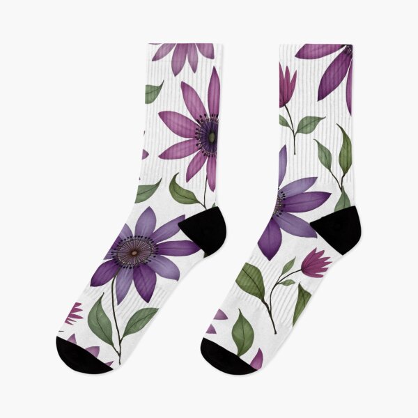 Item preview, Velvet Twilight Blossoms – Luxe Purple Floral Pattern designed and sold by Dream Bloom Gallery.