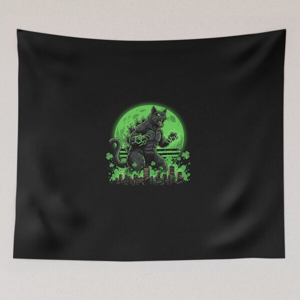 Item preview, Lucky Catzilla Japan designed and sold by yaginoie.
