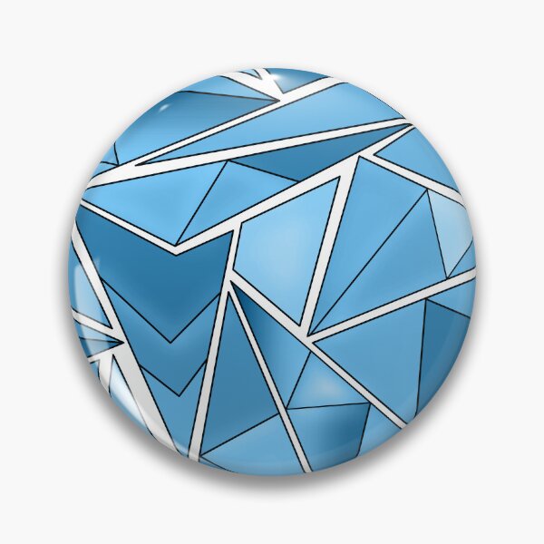 Item preview, Sky blue and blue geometric shapes pattern modern pattern designed and sold by fuzzyfox.