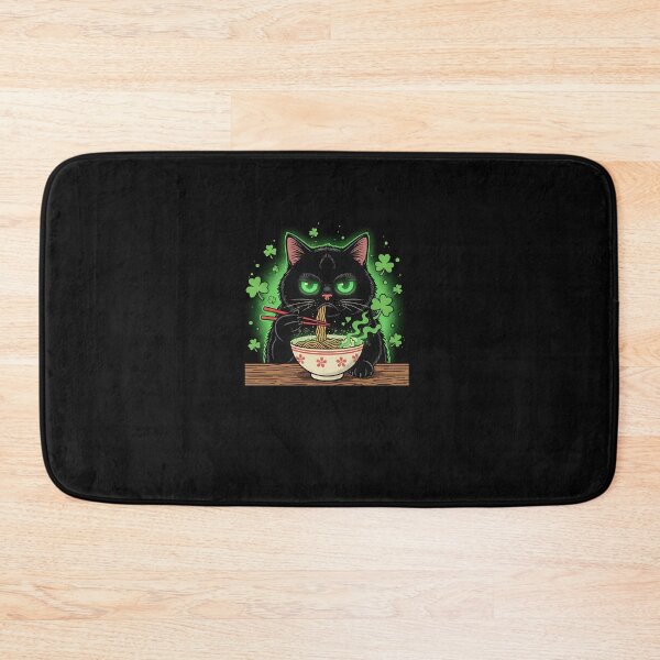 Item preview, Lucky Grumpy Ramen Cat designed and sold by yaginoie.