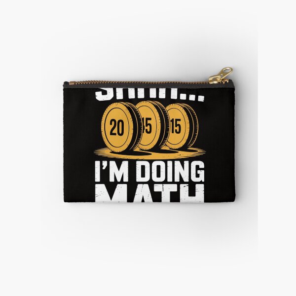 Item preview, Fitness Workout Shh I'm Doing Math Barbell designed and sold by rutimenta.