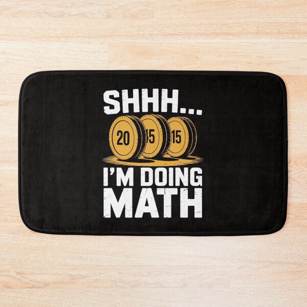 Item preview, Fitness Workout Shh I'm Doing Math Barbell designed and sold by rutimenta.