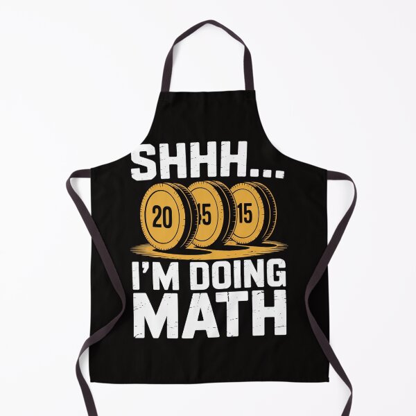 Item preview, Fitness Workout Shh I'm Doing Math Barbell designed and sold by rutimenta.
