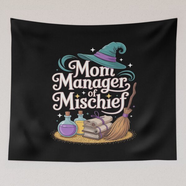 Item preview, Mom Manager of Mischief Mother's Day Funny Magical designed and sold by Tatianamiobi.