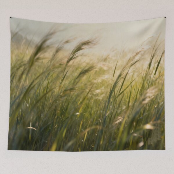 Item preview, Wind in the Grass – Minimalist Nature Scene with Sunlight and Motion designed and sold by Cristhian Almanza.