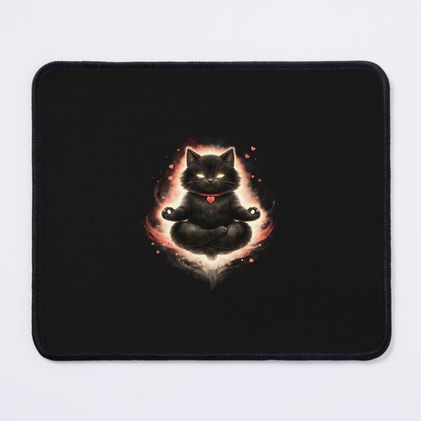 Item preview, Black Japanese Cat Valentine – Mystic Zen Cat Aesthetic designed and sold by SWEET-TINAPAY.