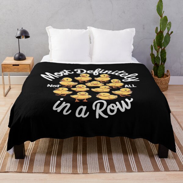 Item preview, Most Definitely Not All In A Row - Sarcastic Joke Duck Lover designed and sold by Tatianamiobi.