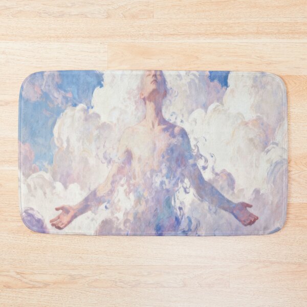 Item preview, Ascension Dream – Surreal Figure Emerging from Clouded Sky designed and sold by Cristhian Almanza.