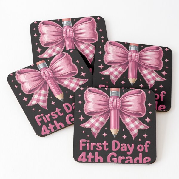 Item preview, First Day Of 4th Grade Coquette Back To School Kids designed and sold by rutimenta.