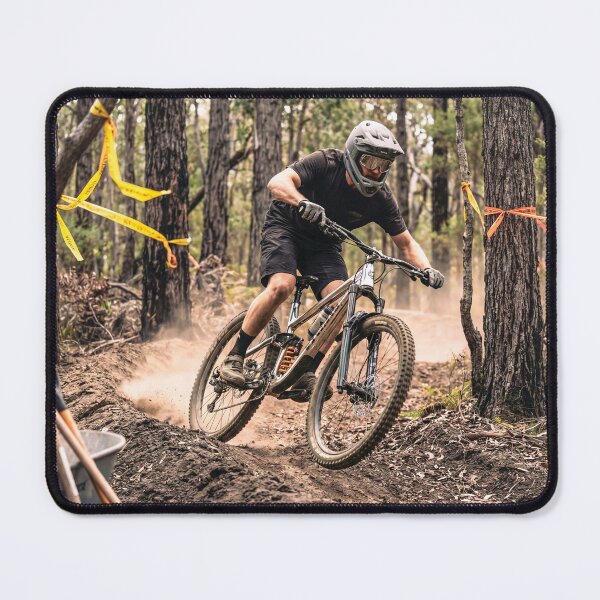 Item preview, First Tracks – Unfinished Trail MTB. designed and sold by Hinson MTB Visuals.