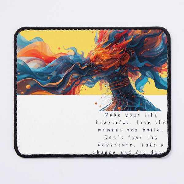 Item preview, Make Your Life Beautiful | Inspirational Color Splash Design designed and sold by liveinbeauty.