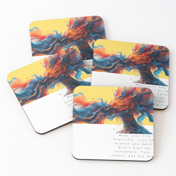 Item preview, Make Your Life Beautiful | Inspirational Color Splash Design designed and sold by liveinbeauty.