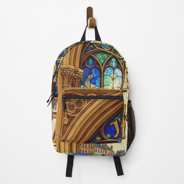 Item preview, Metz France Cathedral Window - Art Nouveau Gothic Mosaic Art designed and sold by FrancophileFun.