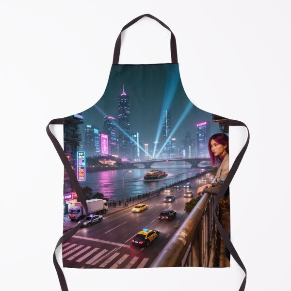 Artikelvorschau, Cyberpunk-Uferansichten entworfen und verkauft von aykiradesigns.