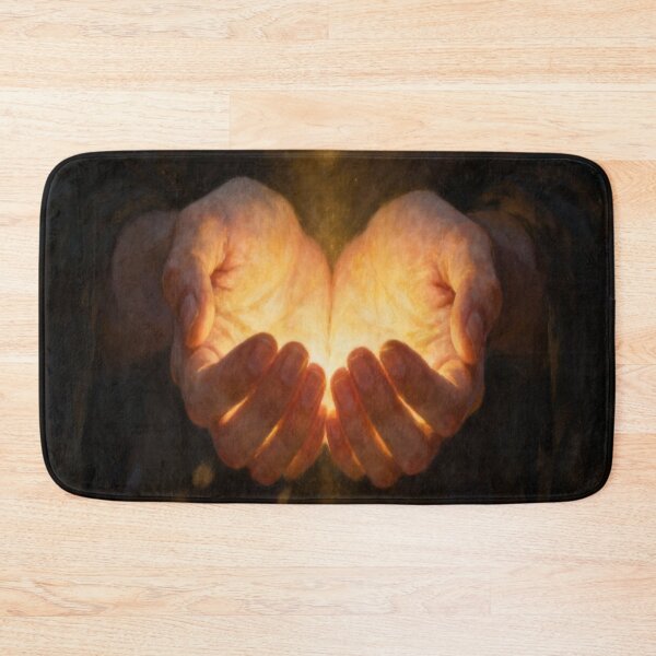 Item preview, Hands of Light – Mystical Glow Held in Human Touch designed and sold by Cristhian Almanza.