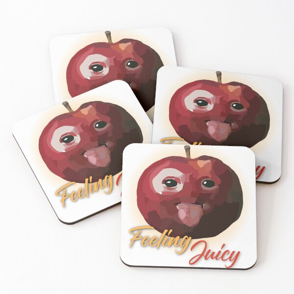 Item preview, Feeling Juicy, Playful Apple Art designed and sold by UUniqueIImprint.