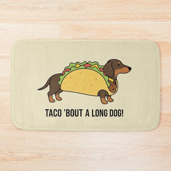 Item preview, Taco ’bout a long dog! designed and sold by LuloCreative.