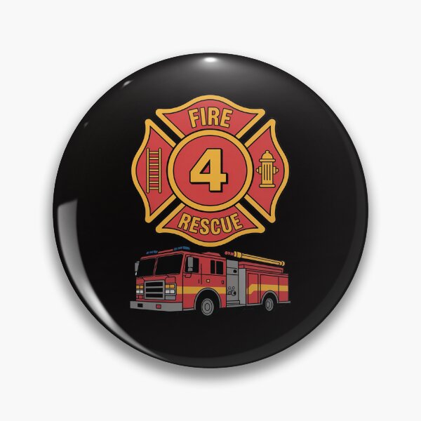 Item preview, Fire Truck 4th Birthday Boy 4 Year Old Firefighter designed and sold by rutimenta.