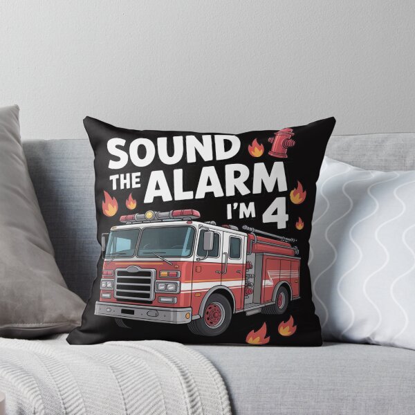 Item preview, Fire Truck 4th Birthday Boy Firefighter 4 Year Old designed and sold by rutimenta.