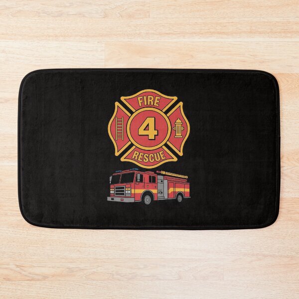 Item preview, Fire Truck 4th Birthday Boy 4 Year Old Firefighter designed and sold by rutimenta.
