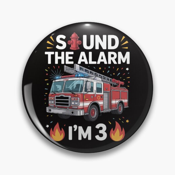 Item preview, Fire Truck 3rd Birthday Boy Firefighter 3 Year Old designed and sold by rutimenta.